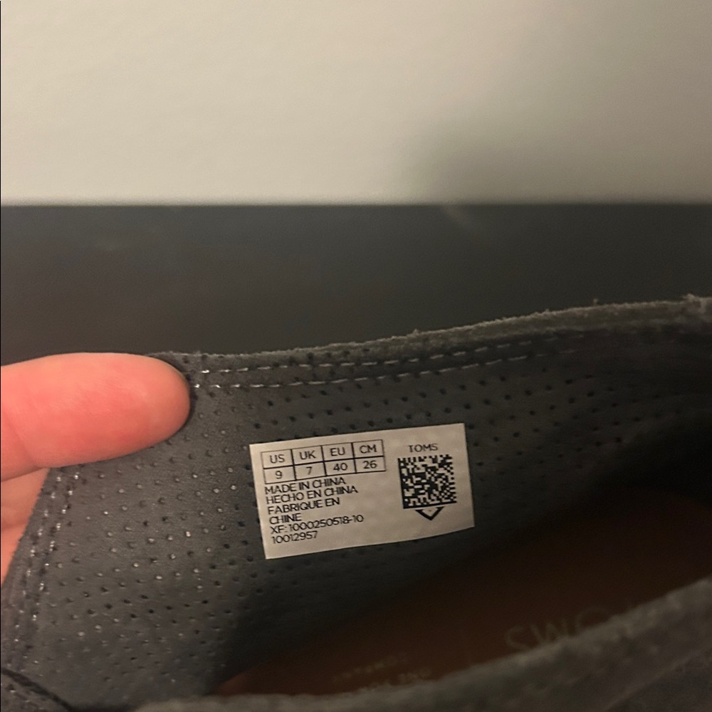 Toms Gray Suede Wedge Booties  C - Picture 5 of 6